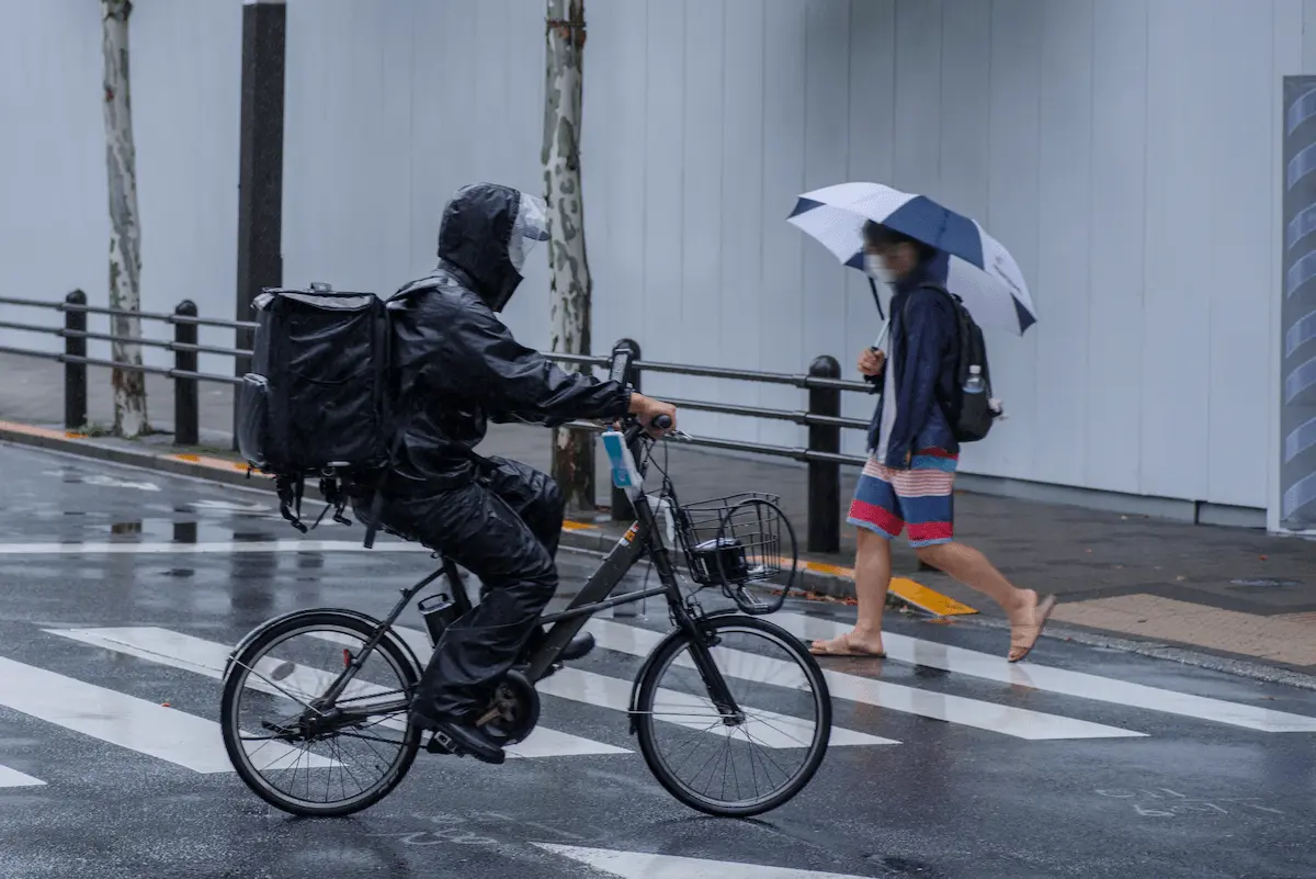 自転車雨具