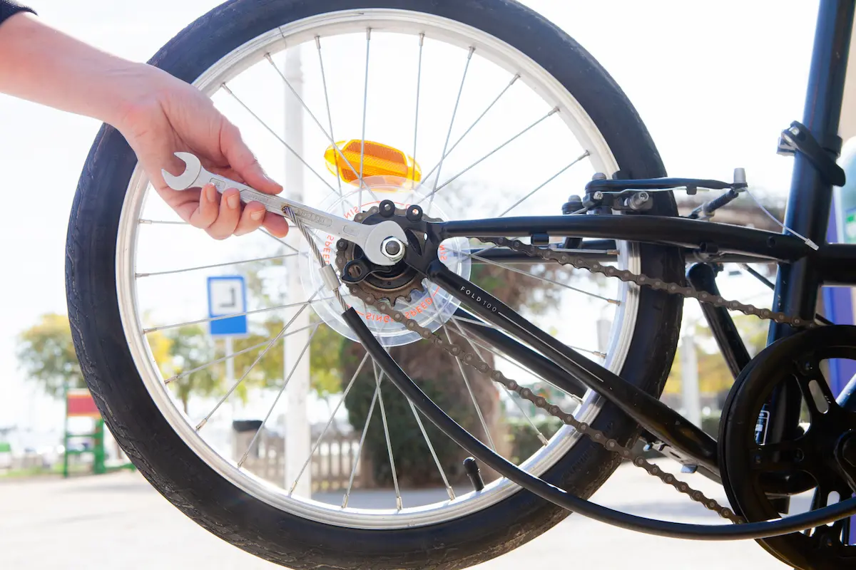 自転車タイヤ交換