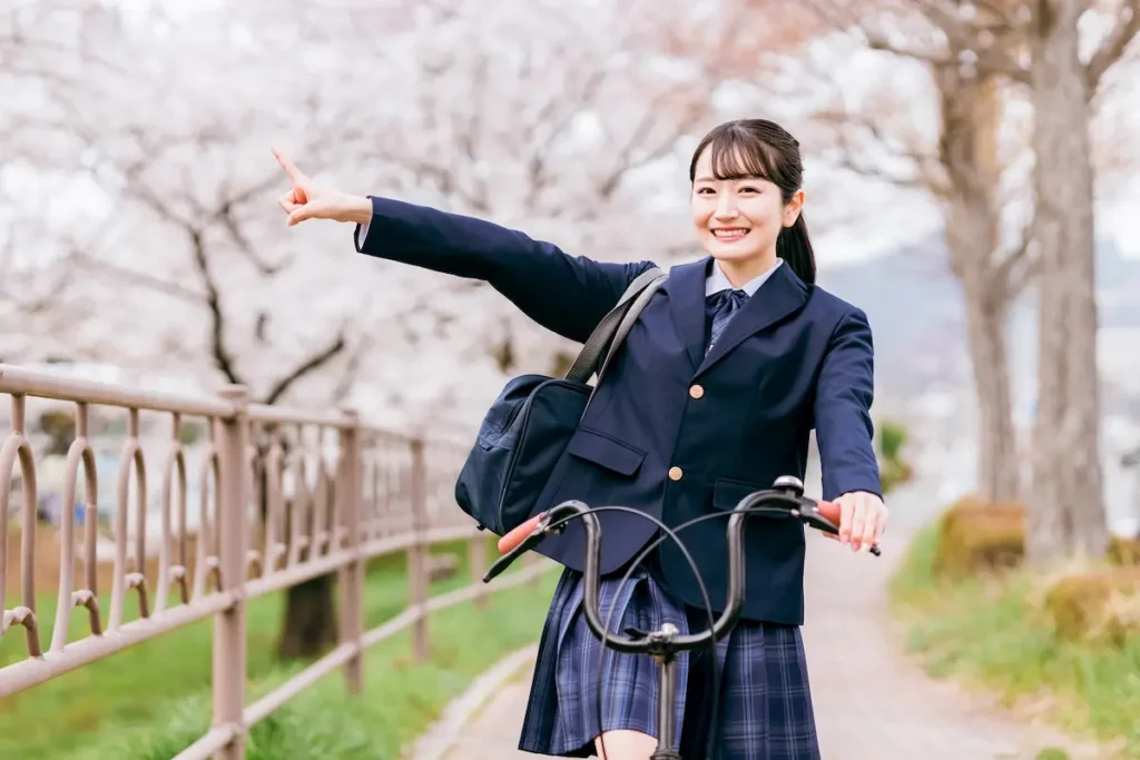 自転車　学生