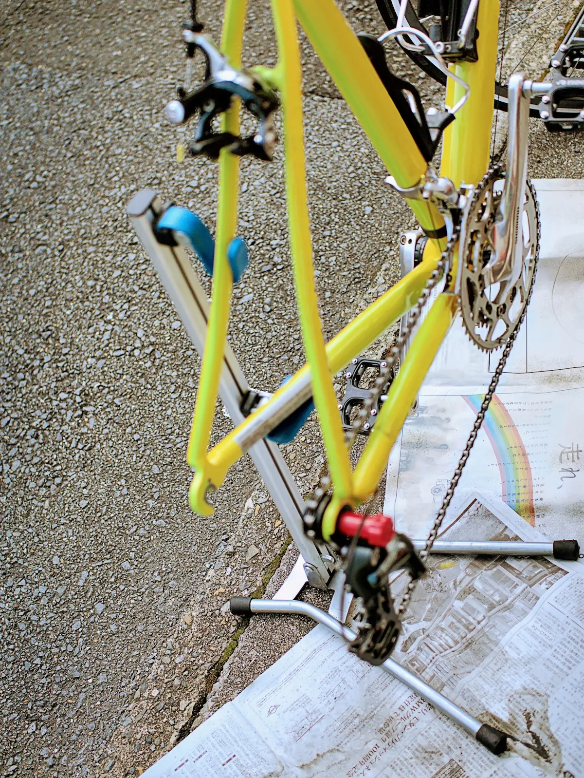 黄色自転車３